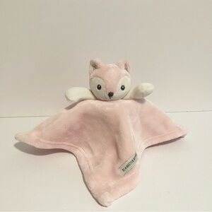 Blankets & Beyond Fox Lovey Pink Puppy Silver Ears Security Blanket Plush Baby
